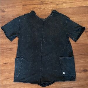 FP Movement by Free People Black Romper